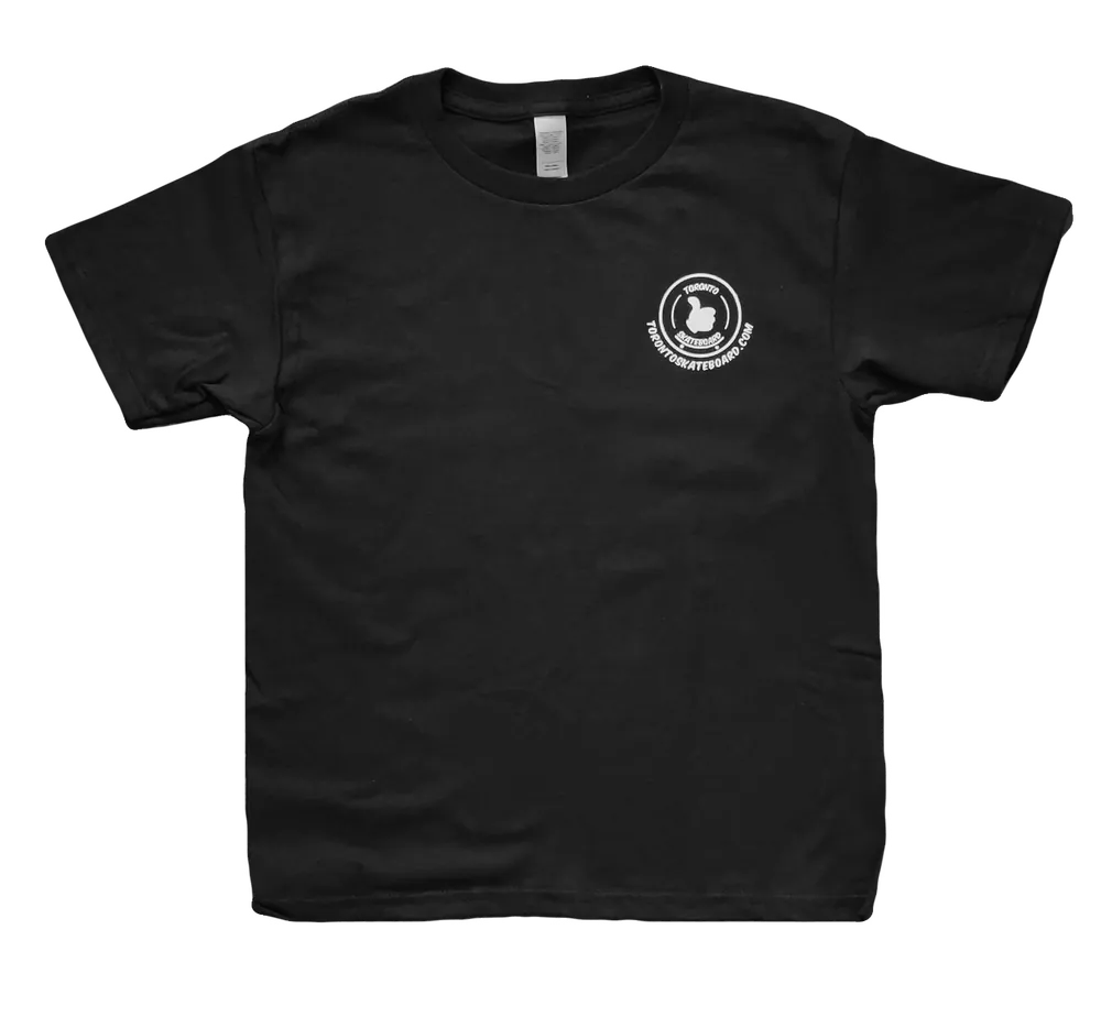 Toronto Skateboard Youth Size Small Tee T-Shirt - Black