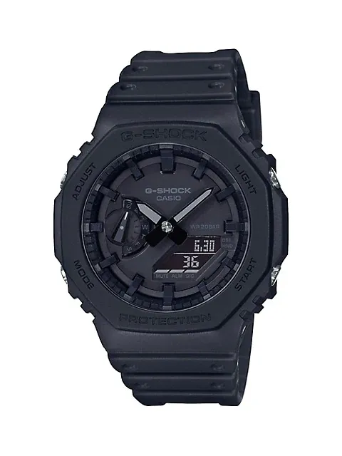 Casio G-Shock GA-2100-1A1 Carbon Core Guard Black Watch