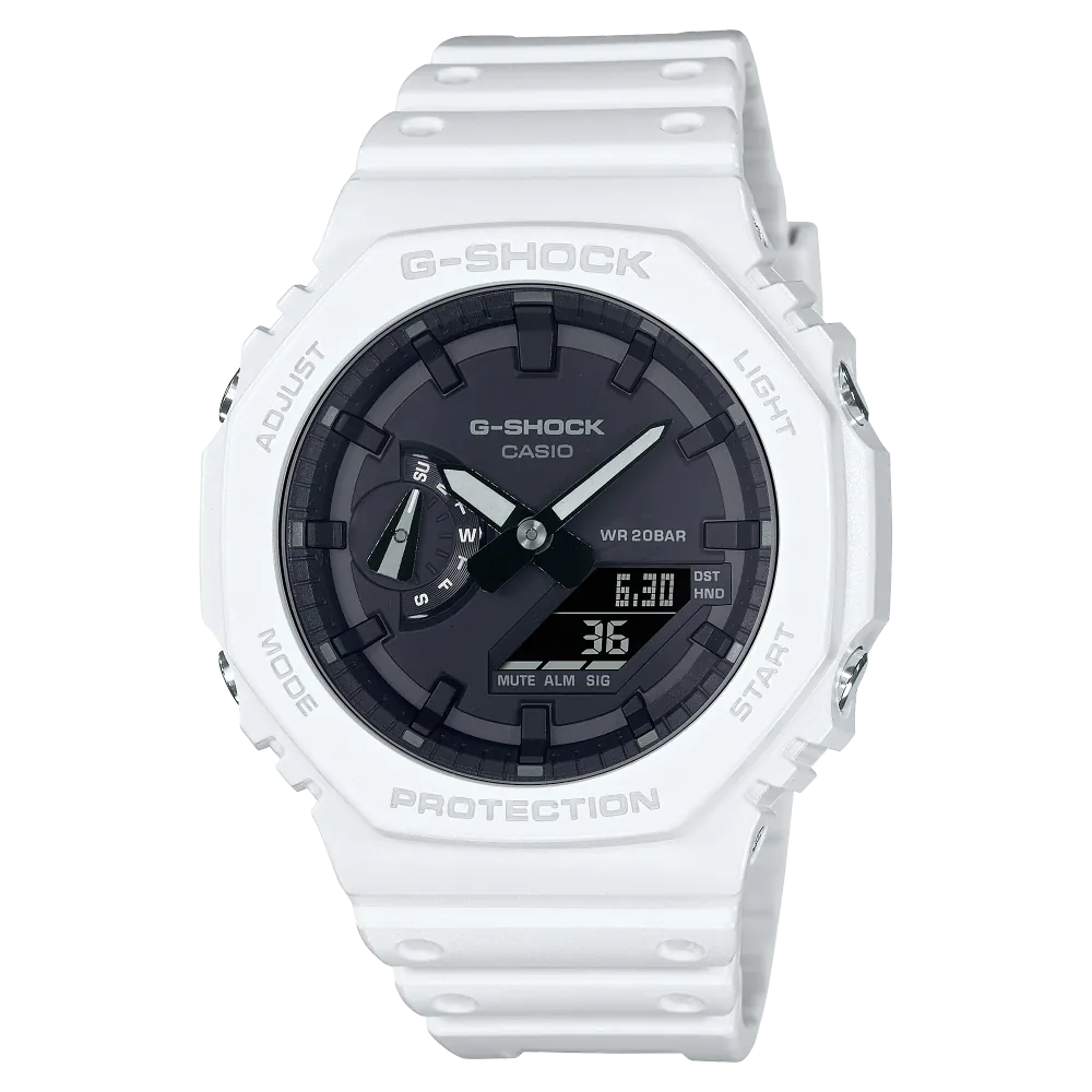 Casio G-Shock GA-2100-7A White Watch