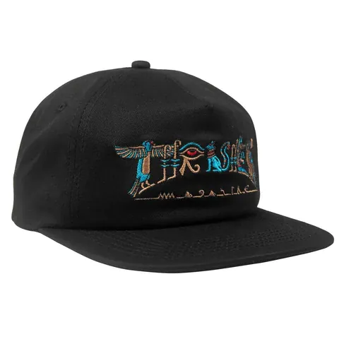 Thrasher Hieroglyphics Snapback Cap - Black