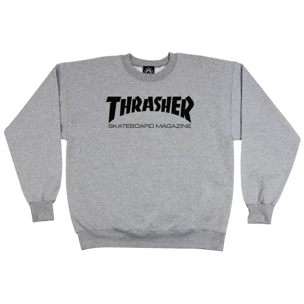Thrasher Skate Mag Crewneck Size Large (Men's) - Grey