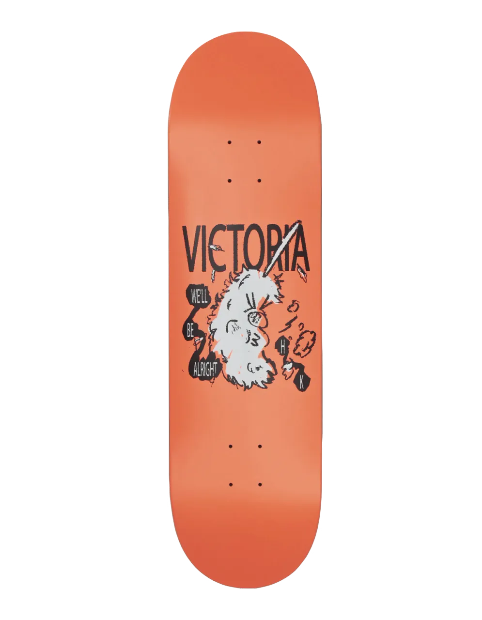 Victoria HK Duster 8.0 skateboard deck