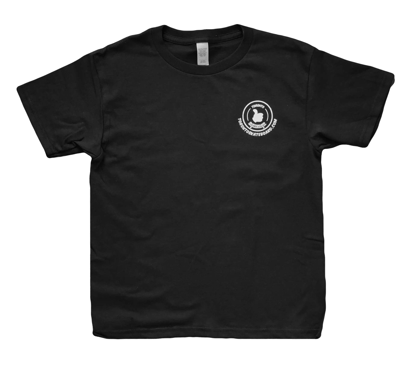 TORONTO SKATEBOARD YOUTH SIZE SMALL TEE T-SHIRT - BLACK