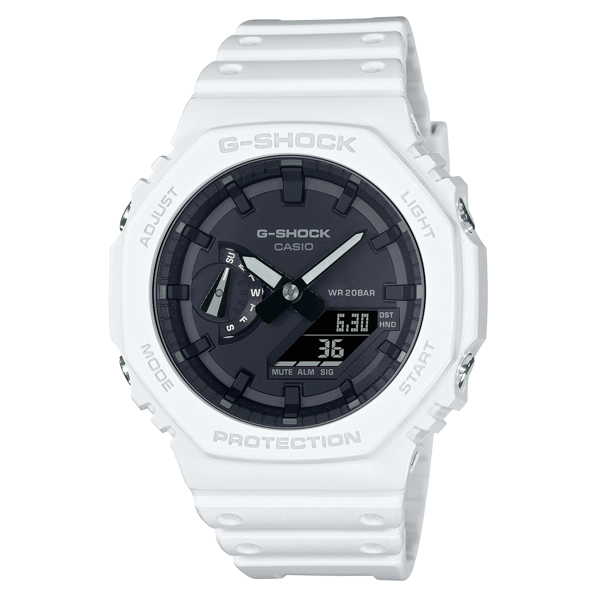 CASIO G-SHOCK GA2100-7A WHITE