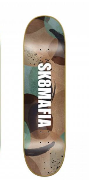 SK8MAFIA DECK OG LOGO WATERCOLOR 8.25