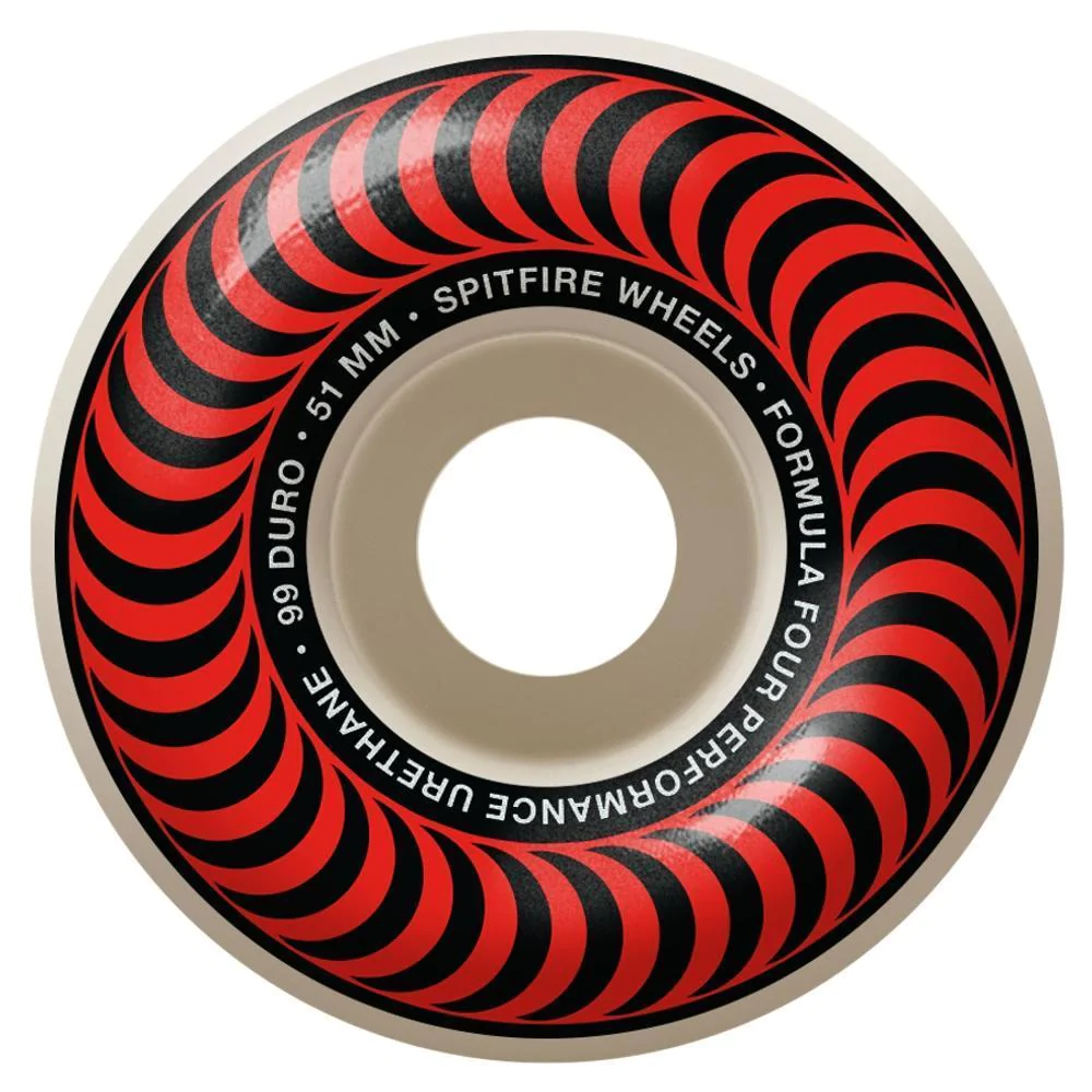 SPITFIRE F4 99D CLASSICS RED 51MM