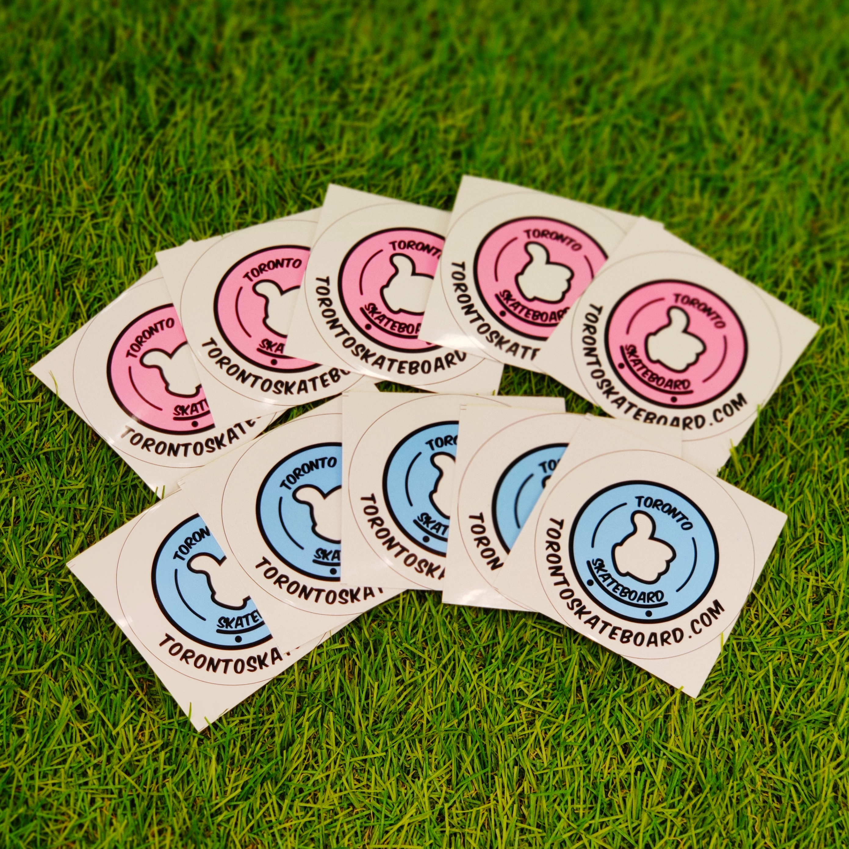 TORONTO SKATEBOARD STICKERS ( PACK OF 10)
